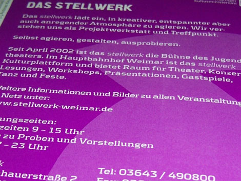Flyer Stellwerk